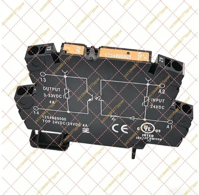 Alt view image 3 of 3 - Industrial Relay Module 24V DC Coil 6A 4CO for Signal Isolation