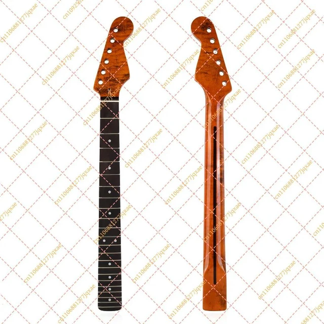 Alt view image 2 of 3 - ST Paint Bright Light 22 Fret Rosewood Fingerboard Guitar Neck for ST Strat, Cow Bone Nut