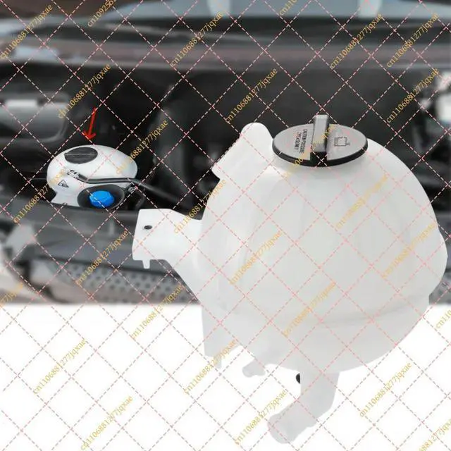 Alt view image 2 of 3 - Replacement Coolant Expansion Tank With Sensor, Overflow Reservoir for Vehicle