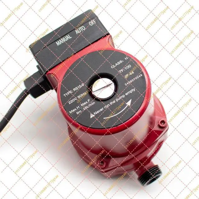 Alt view image 2 of 3 - 220V Silent Shield Circulation Pump, 100W 25L/MIN Adjustable Speed Floor Heating Return Water Booster Pump