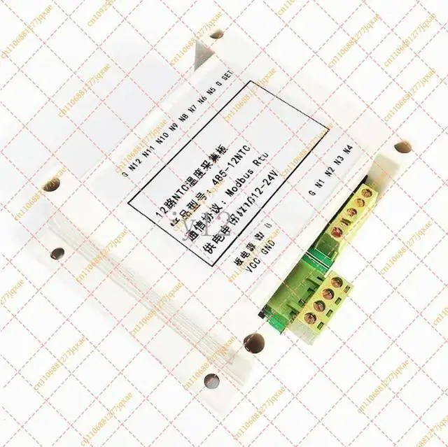 Alt view image 3 of 3 - 12 Channel 10K NTC Thermistor Temperature Collector with RS485 Modbus RTU Output
