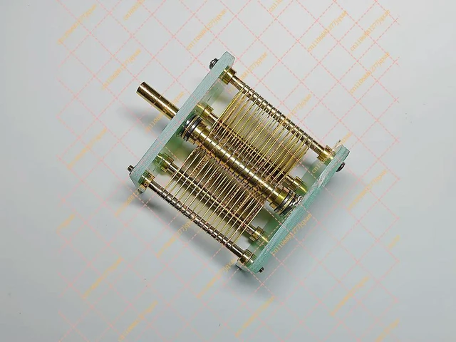 Main image of High Power Air Variable Capacitor, Semi-Manual Tuning Adjustable Variable Capacitor Electronic Component