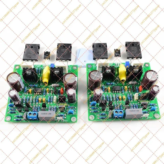 Alt view image 2 of 3 - 2pcs MOSFET Audio Amplifier Finished Board 150W 8, DC 40V Power Amp Module