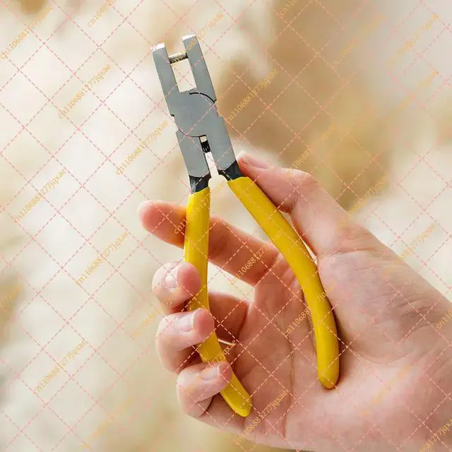 Alt view image 3 of 3 - Glass Rod Tube Punching Pliers, Stainless Steel Glass Tool for Pendants