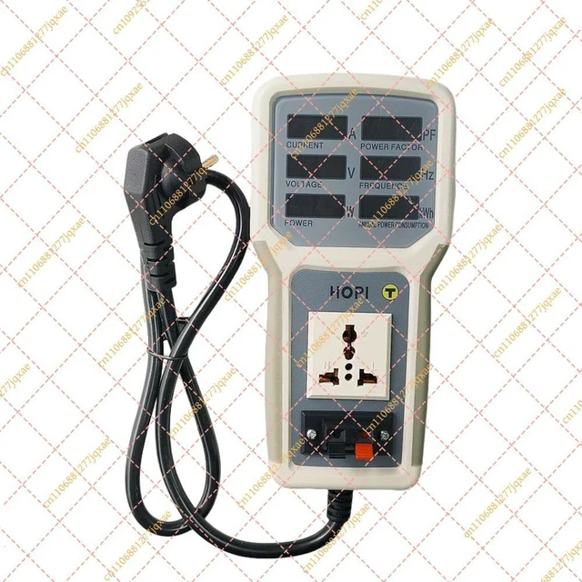 Alt view image 3 of 3 - Digital Electric Power Energy Meter Tester Monitor Watt Analyzer 0-9999KW EU Plug