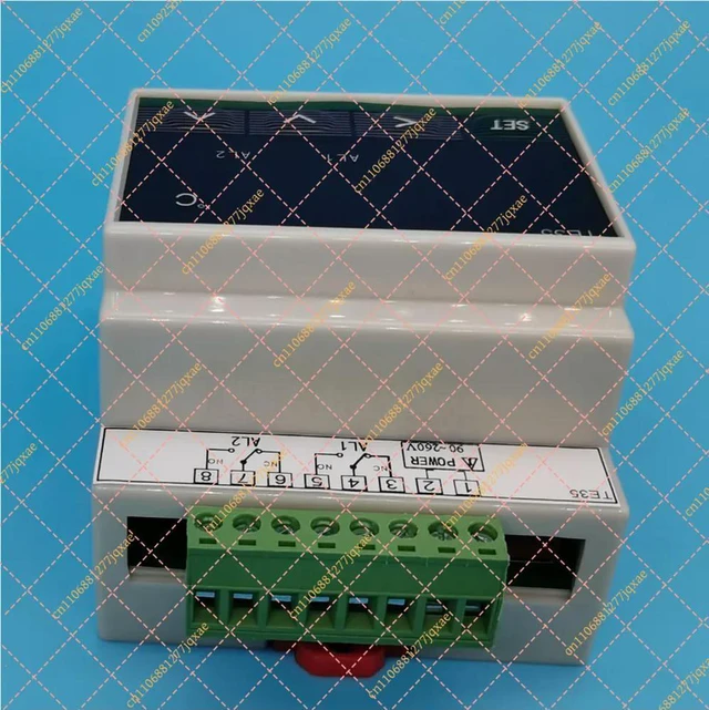 Alt view image 3 of 3 - DIN Rail Digital Thermostat, K-Type & PT100 Input, ligent Heating and Cooling Controller