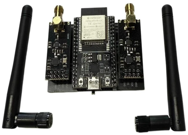 Main image of Version1.2 ESP32 DevKitC + NRF24L01 PA LNA 2.4GHz Module Development Board Supports Bluetooth Test Signal And Support