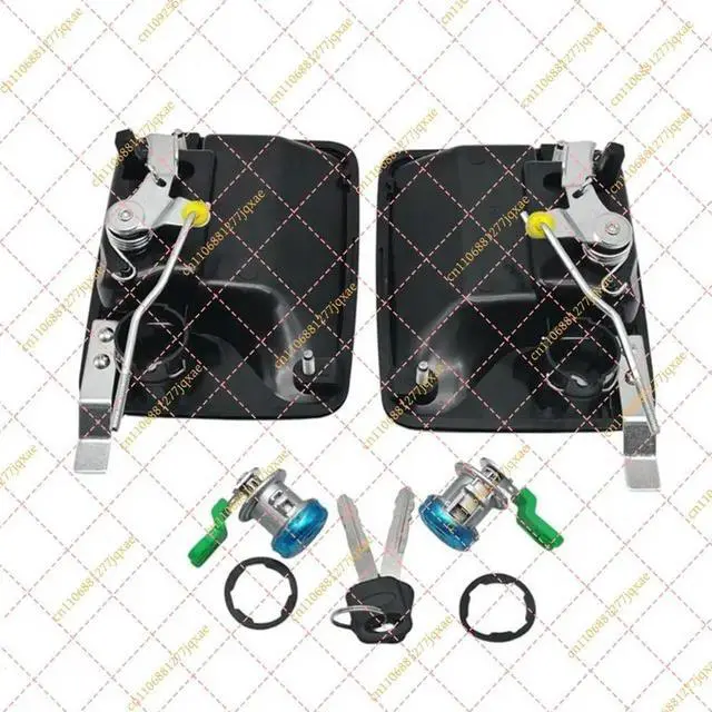 Alt view image 3 of 3 - Exterior Door Handle for Ford F250 F350 F450 F550 Super Duty 1996-2016 (7C3Z2522405AA 7C3Z2522404AA 7C3Z1521990A)