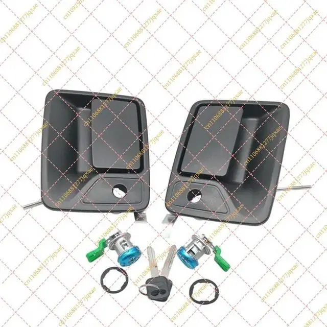 Alt view image 2 of 3 - Exterior Door Handle for Ford F250 F350 F450 F550 Super Duty 1996-2016 (7C3Z2522405AA 7C3Z2522404AA 7C3Z1521990A)