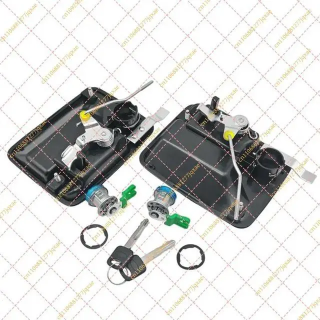 Main image of Exterior Door Handle for Ford F250 F350 F450 F550 Super Duty 1996-2016 (7C3Z2522405AA 7C3Z2522404AA 7C3Z1521990A)