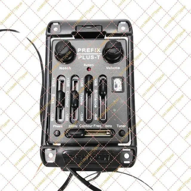 Alt view image 2 of 3 - Acoustic Guitar Pickup & Preamp EQ, Matrix Piezo Equalizer with Built-in Tuner