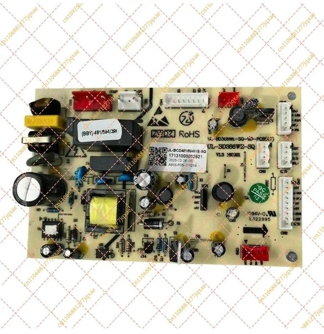 Alt view image 2 of 2 - Control Board for Midea Refrigerator - Main Control Module (UL-BD386WE-SQ / 17131000002821)