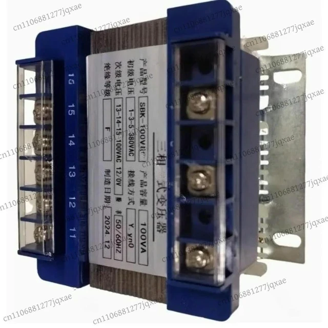 Main image of Three-phase dry type transformer 380V to 100V 100W transformer SBK-100VA three-phase 4-wire transformer