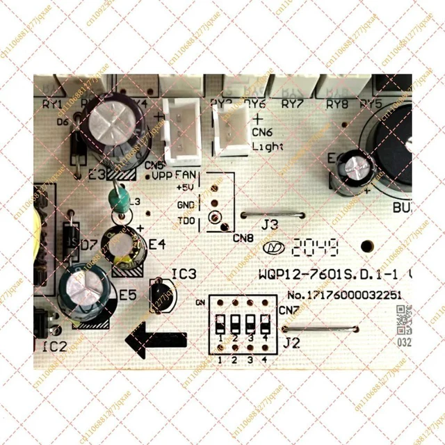 Alt view image 2 of 2 - WQP12-7601S.D.1-1 for Midea Dishwasher Board - Control PCB Replacement for 17176000032251 (110V-220V)