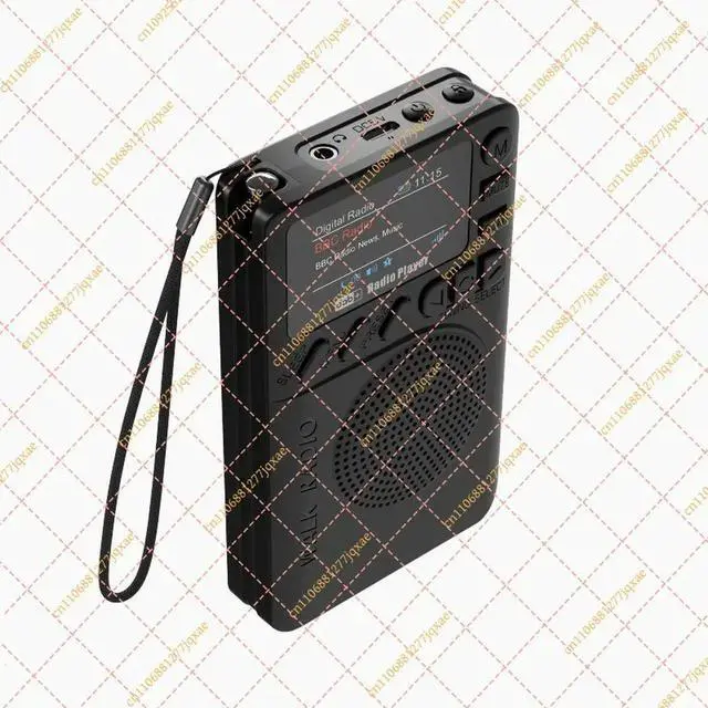 Alt view image 3 of 3 - DAB+/FM Radio with LCD Display, TF MP3 Player & Rechargeable