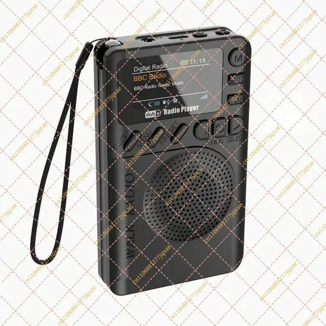 Alt view image 2 of 3 - DAB+/FM Radio with LCD Display, TF MP3 Player & Rechargeable