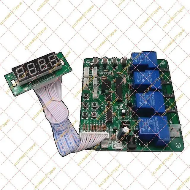 Alt view image 3 of 3 - 4-Digit Display Timer Control Board JY-21, Coin Acceptor PCB Replacement for Car Wash