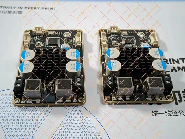 Alt view image 2 of 3 - DSP Digital Power Amplifier Board, Supports 48K/24-Bit I2S & AUX Audio Input