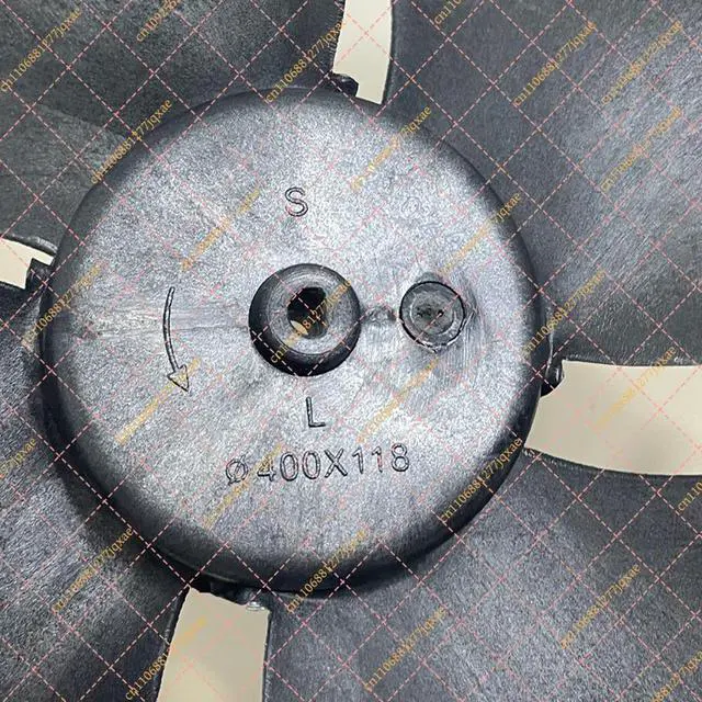 Alt view image 3 of 3 - 400*118-8 AC Outdoor Fan Blade - Reverse Axial Flow Cooling Fan Replacement