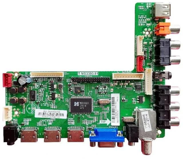 Alt view image 2 of 3 - for T.MS3393.81 Split TV motherboard requires standby 5V 5V 12V for SCEPTRE TV 1920X1080