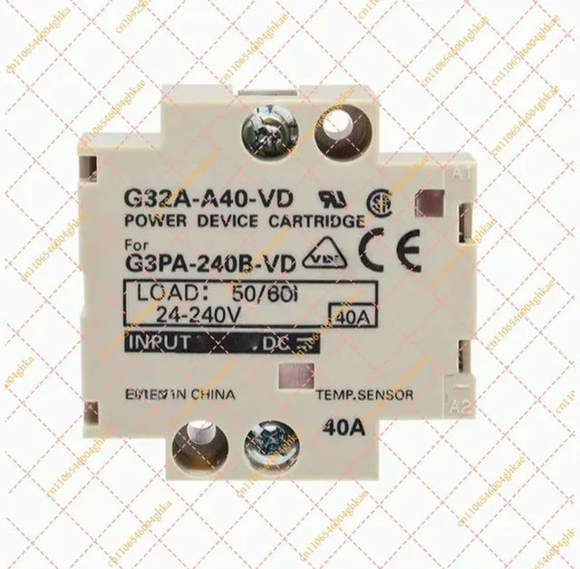 Main image of G32A-A40-VD DC5-24V Solid State Relay Power Cartridge Industrial Control