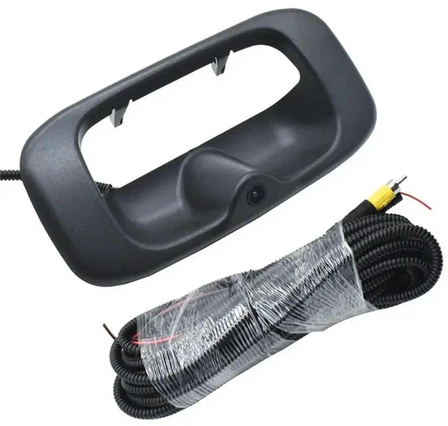 Main image of A14F Rear Tailgate Handle with Camera & Wiring Harness for GMC Sierra/Silverado 1500 2500 (1999-2007)