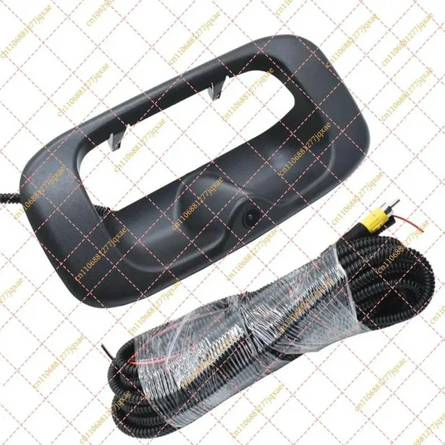 Alt view image 2 of 3 - A14F Rear Tailgate Handle with Camera & Wiring Harness for GMC Sierra/Silverado 1500 2500 (1999-2007)