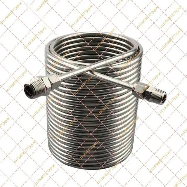 Alt view image 2 of 3 - 304 Stainless Steel Wort Chiller 20m Cooling Coil Immersion Beer Chiller Replacement