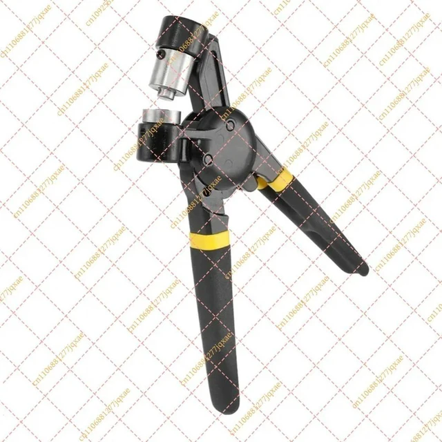 Alt view image 3 of 3 - Handheld Grommet Setter Pliers Eyelet Hole Punch Tool Kit with 500 Pcs 12mm Grommets Replacement