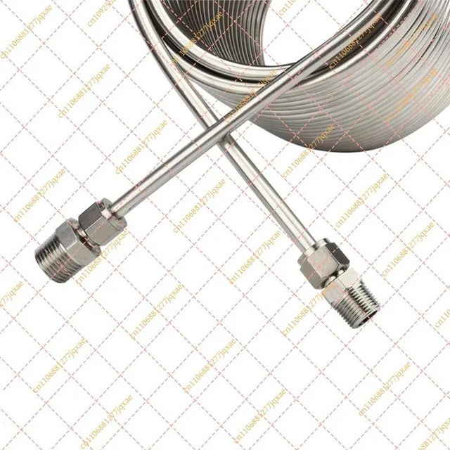 Alt view image 3 of 3 - 304 Stainless Steel Wort Chiller 20m Cooling Coil Immersion Beer Chiller Replacement