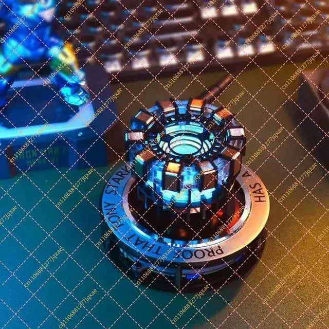 Alt view image 2 of 3 - Iron Man Arc Reactor Display, Magnetic Levitation Module with LED Lights