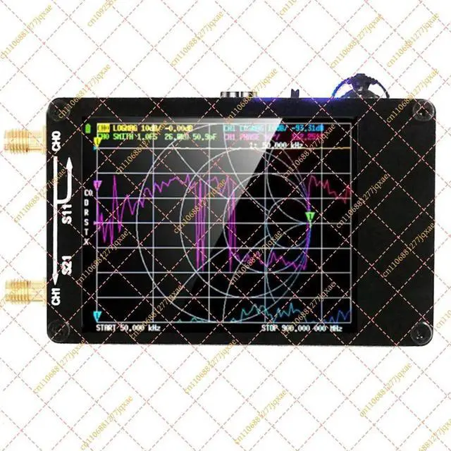 Main image of AS63 Upgraded Antenna Analyzer 10kHz-1.5GHz MF HF VHF UHF, VNA with SD Card