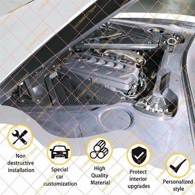 Alt view image 3 of 3 - Rear Engine Cover Panel for 2020-2023 C8, Replacement Case Guard