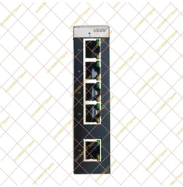 Alt view image 2 of 2 - Industrial Ethernet Switch 5 Port RJ45 10/100Mbps Network Module