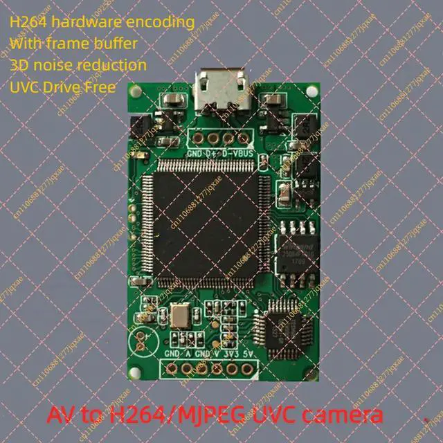 Alt view image 2 of 2 - AV to USB Video Capture Card with H.264 Hardware Encoding, UVC Driver-Free & OTG Supported
