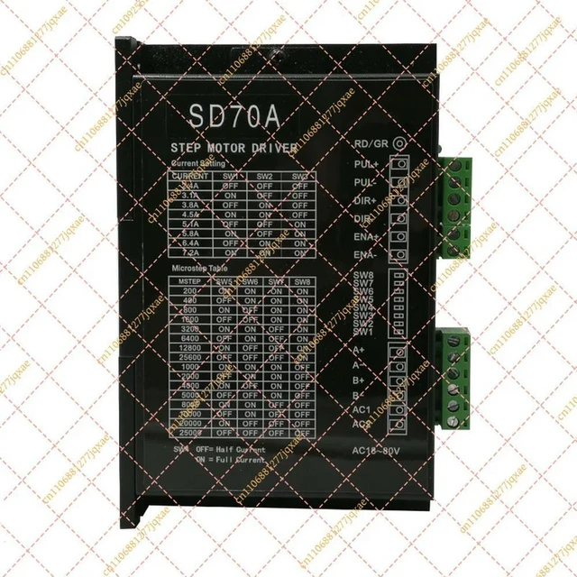 Alt view image 2 of 3 - 7A DSP Digital 2-Phase Stepper Motor Driver AC/DC Universal for 57 & 86 Stepper Motors