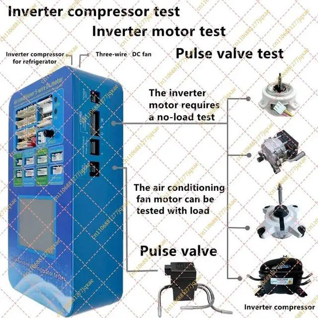 Alt view image 3 of 3 - AC110-240V Touch Screen Refrigerator Tester, Multifunctional Valve & DC Fan Diagnostic Tool