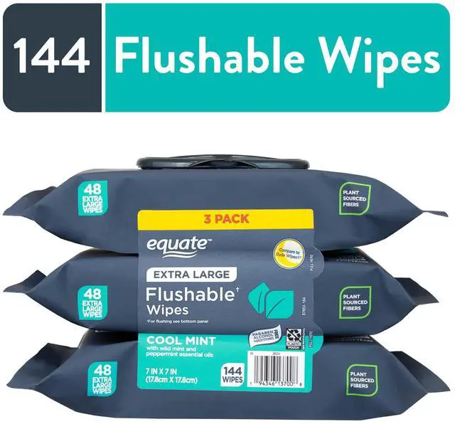 Main image of Hero image 0 of Equate Extra Large Flushable Wet Wipes, Cool Mint Scent, 144 Wipes, 3 Pack, 0 of 8
2K+ bought since yesterday, try a subscription
Overall pick
Equate
Equate Extra Large Flushable W