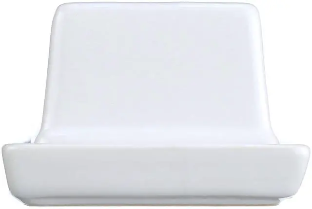 Main image of Mainstays Stoneware Butter Dish with Lid, Ceramic Butter Holder for Kitchen Countertop Storage, White