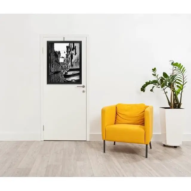 Alt view image 3 of 6 - Mainstays 18x24 Picture Frame Black Museum Profile Wall Photo Frame