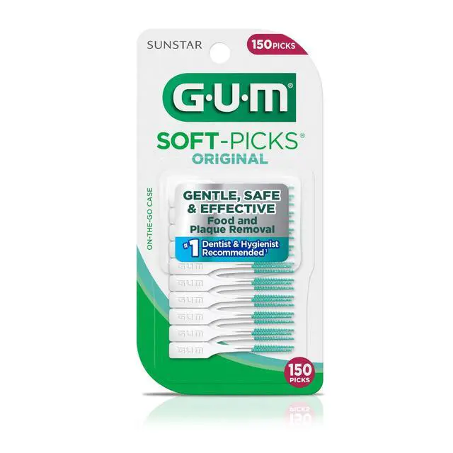 Alt view image 2 of 7 - GUM Soft-Picks Original, Dentist Recommended Dental Picks, 150 Count