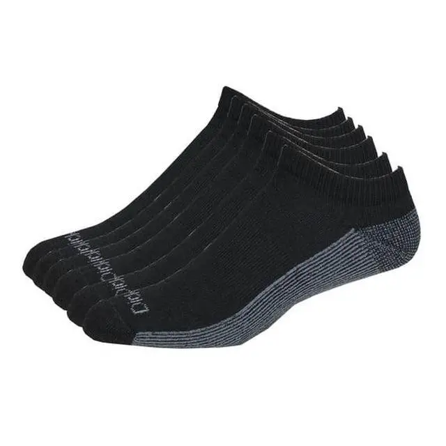 Alt view image 4 of 4 - Dickies Solid Print No-Show Breathable Socks (Men's) 6 Pack