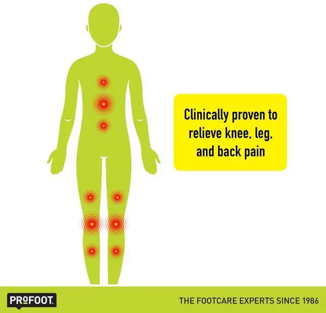 Alt view image 4 of 7 - PROFOOT Triad Orthotic Insoles for Knee, Leg & Back Pain, Men's 8-13, 1 Pair