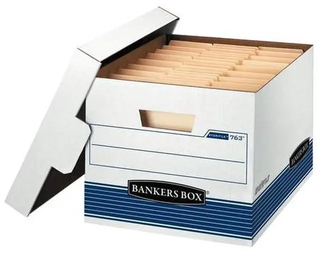 Main image of Bankers Box Stor/File Medium-Duty - Letter/Legal, White 3 Pk