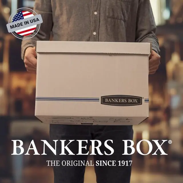 Alt view image 4 of 7 - Bankers Box Stor/File Medium-Duty - Letter/Legal, White 3 Pk