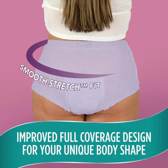 Alt view image 2 of 6 - Assurance Women's Incontinence and Postpartum Underwear, L, Maximum Absorbency, 72 Count