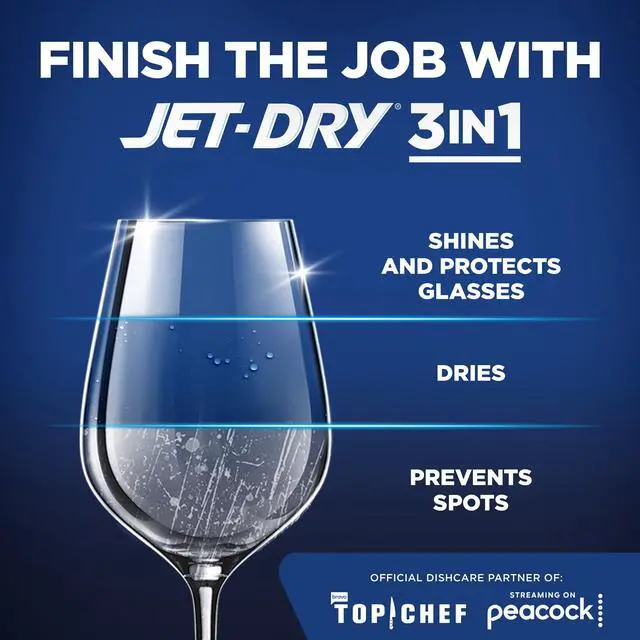 Alt view image 2 of 6 - Finish Jet-Dry Rinse Aid, Dishwasher Rinse Agent and Drying Agent, 8.45 fl oz