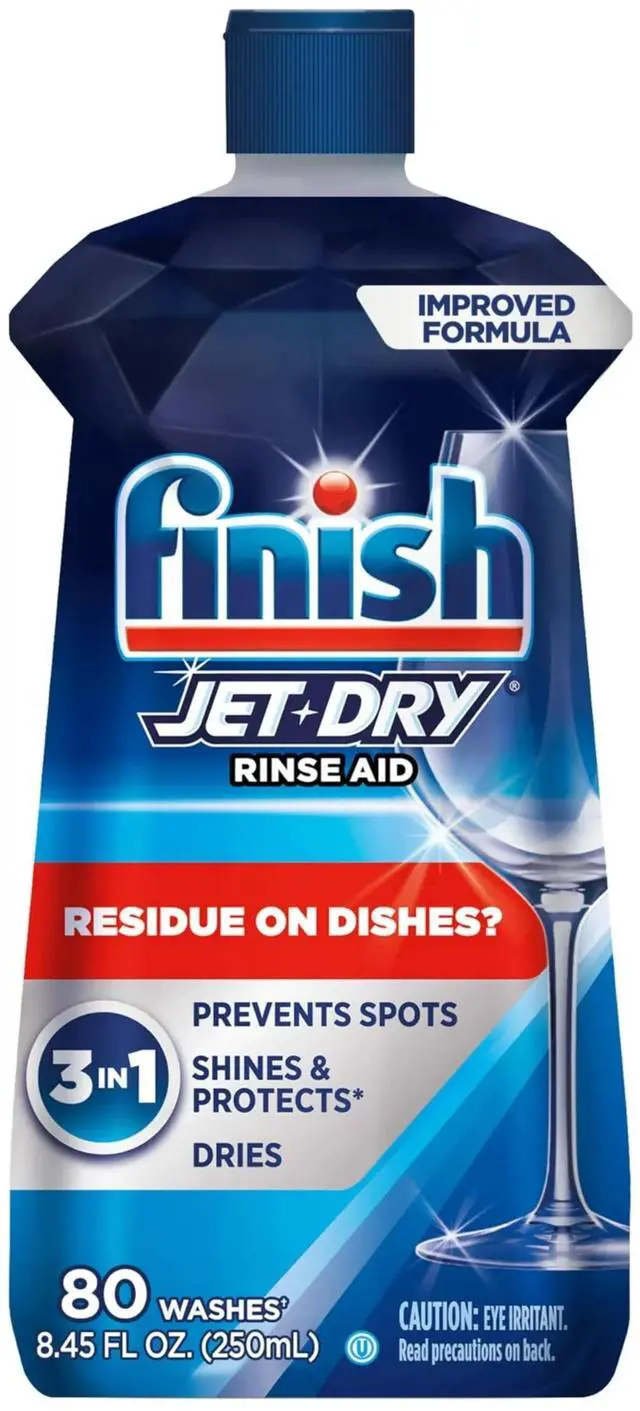 Main image of Finish Jet-Dry Rinse Aid, Dishwasher Rinse Agent and Drying Agent, 8.45 fl oz