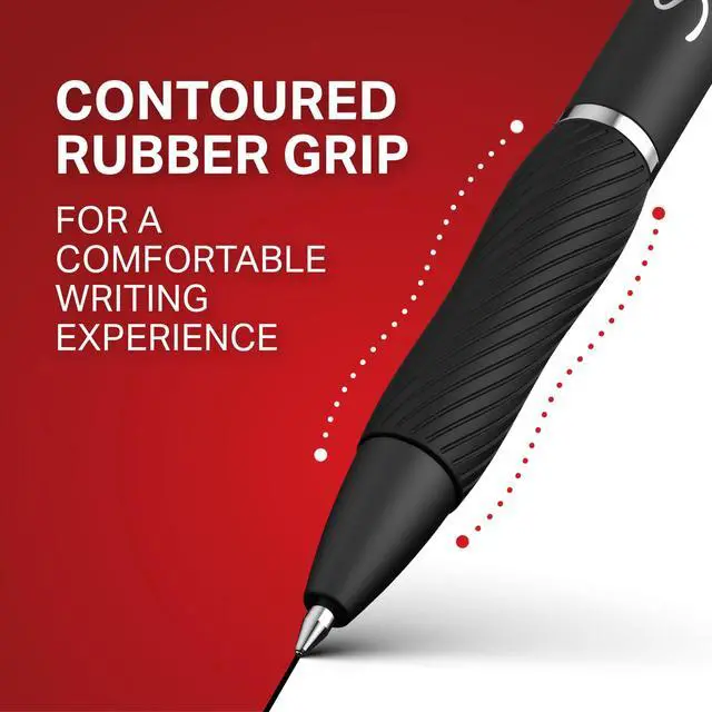 Alt view image 5 of 5 - Sharpie S-Gel Pens 0.5 mm Pen Point Size, Black Gel-based Ink, 4-Pack