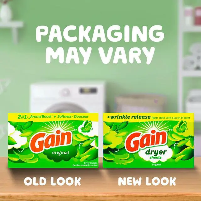 Alt view image 2 of 6 - Gain Dryer Sheets, Original Scent, 120 Count